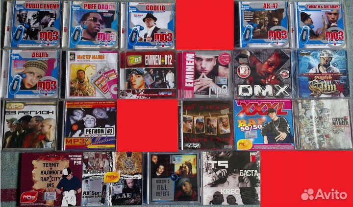 Русский и зарубежный Рэп\Хип-Хоп\RnB MP3\CD