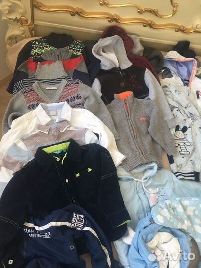 Пакет фирменных вещей на мальчика 62,74,80,86,92