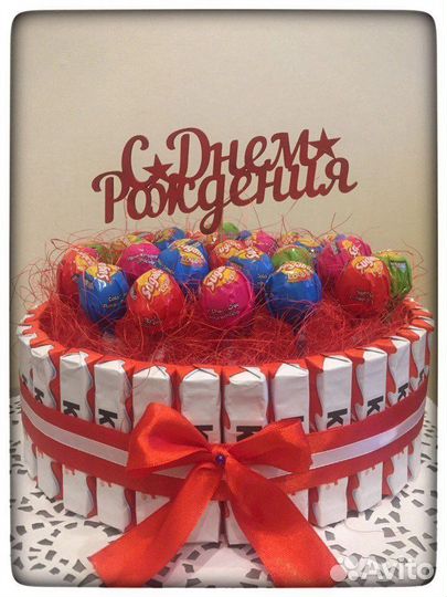 Торты из киндеров, торт из памперсов