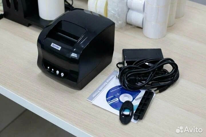 Принтер Xprinter xp365b для маркировки этикеток