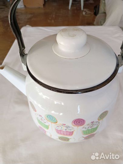 Чайник эмалированный