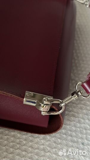 Кожаная сумка divalli сангрия кросс-боди