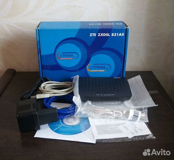 Модем ZTE zxdsl 831AII (adsl стрим)