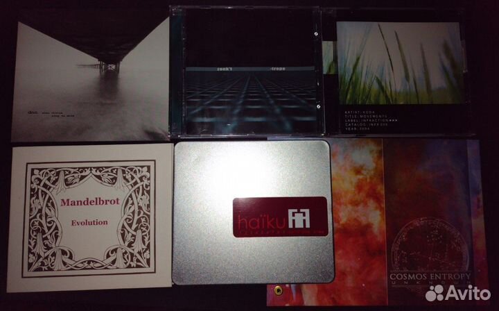 CD диски оригинальные IDM, industrial, ambient