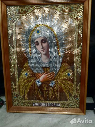 Икона из алмазной мозаики