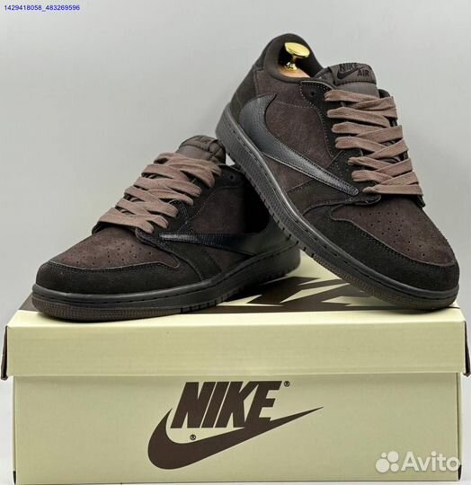 Nike Air Jordan 1 Low OG Velvet Brown (Арт.12621)