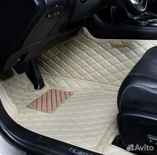 Коврики из экокожи 3D