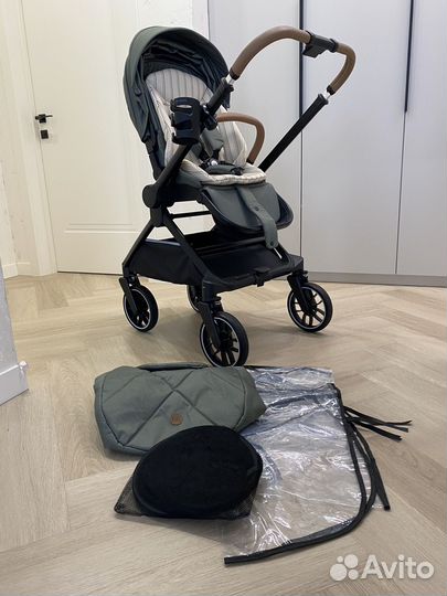 Прогулочная коляска Happy Baby Celine зеленая