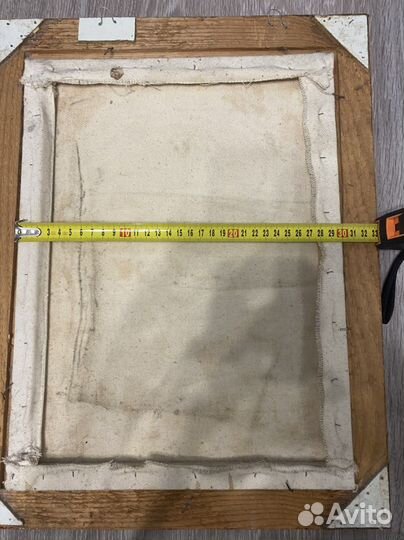 Портрет Высоцкого в раме. Масло