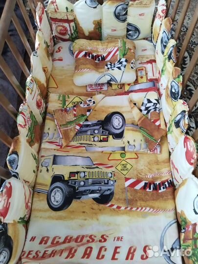 Комплект постельного белья в детскую кроватку