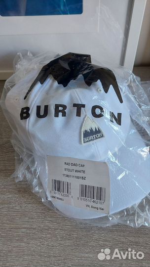 Бейсболка burton snowboards