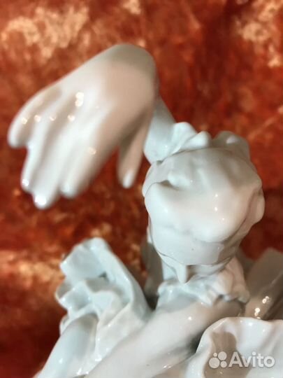 «Умирающий лебедь» балерина Уланова. Фарфоровая ст