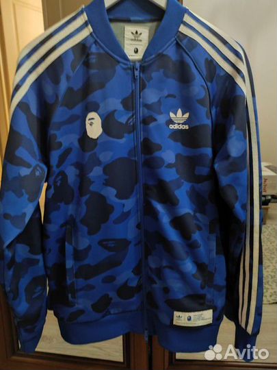 Зип худи bape adidas