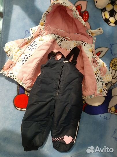 Зимний комбинезон для девочки 80 baby go