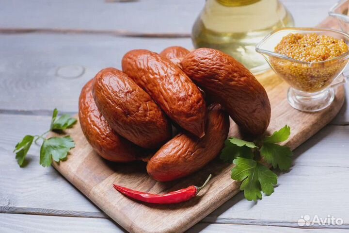 Сардельки халяль Хицунов от производителя