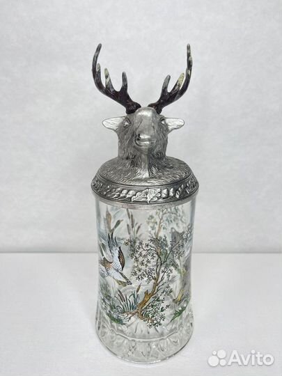 Коллекционная винтажная кружка Охота(Олень)