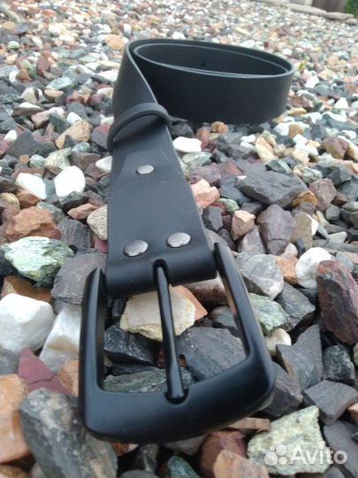 Настоящий кожаный ремень из натуральной кожи