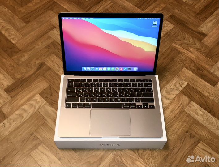 MacBook Air M1 Space Gray 8GB/256GB, 49 циклов