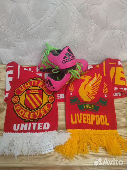 Шарф/ Клубный/Оригинал/UK/MU/Ливерпуль