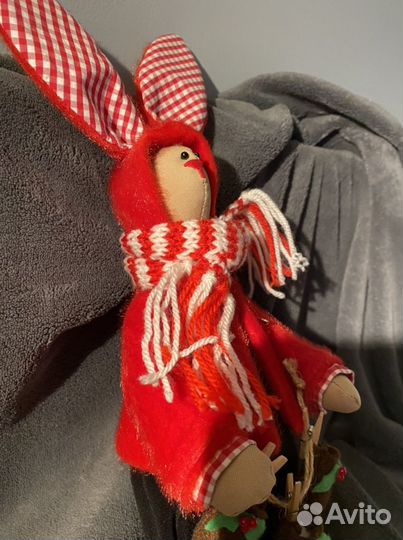 Заяц тильда (новогодний)