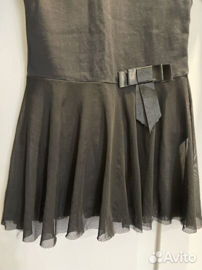 Гимнастический купальник с юбкой