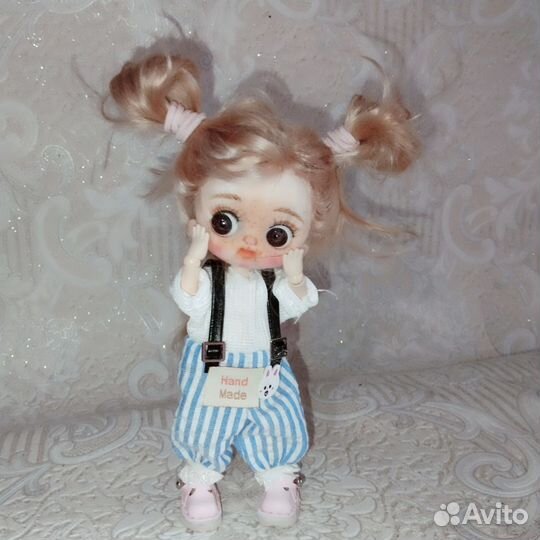 Шарнирная кукла оbitsu11. Крошка в ладошку