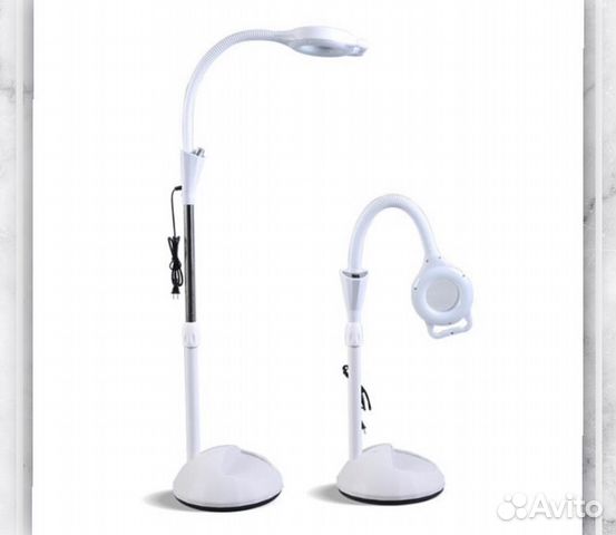 Лампа лупа напольная