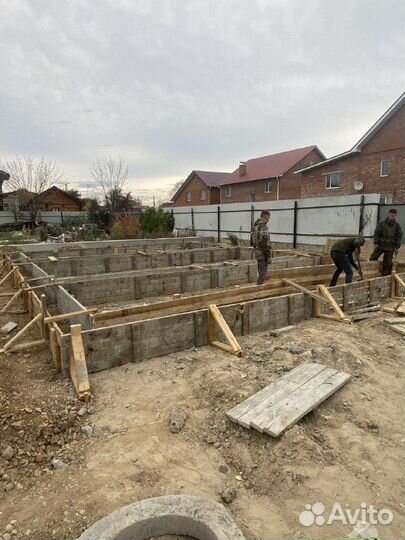 Строительство фундаментов. Бетонные перекрытия