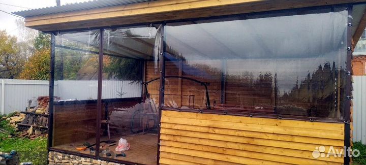 Мягкие окна для террас и беседок