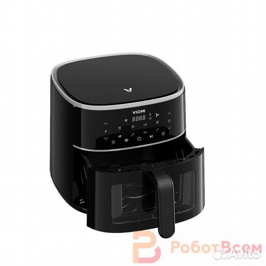 Аэрогриль (Аэрофритюрница ) Viomi SMART Air Fryer Pro 6L 1500W vxaf0602-EW - черный