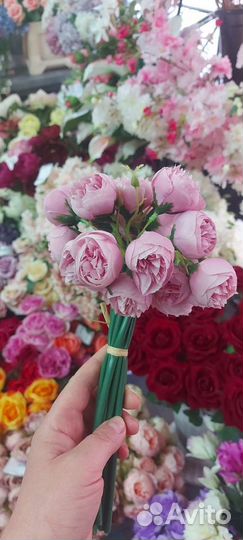 Букет пионов мини