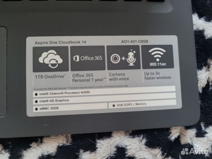 Нетбук acer aspire one