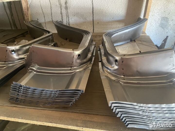 Пороги на газель металлические