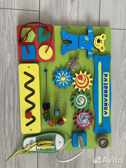 Бизиборд развивающая доска