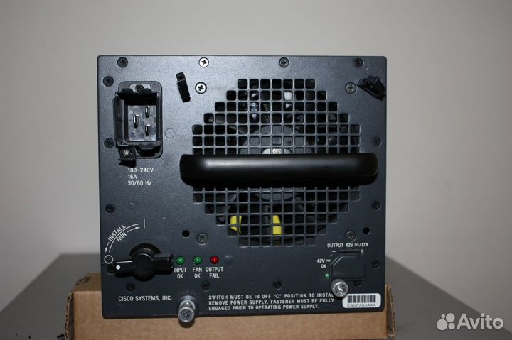 Блок питания Cisco WS-CAC-3000W Б.У