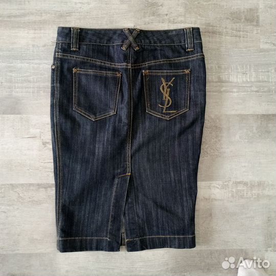 Джинсовая юбка Yves Saint Laurent