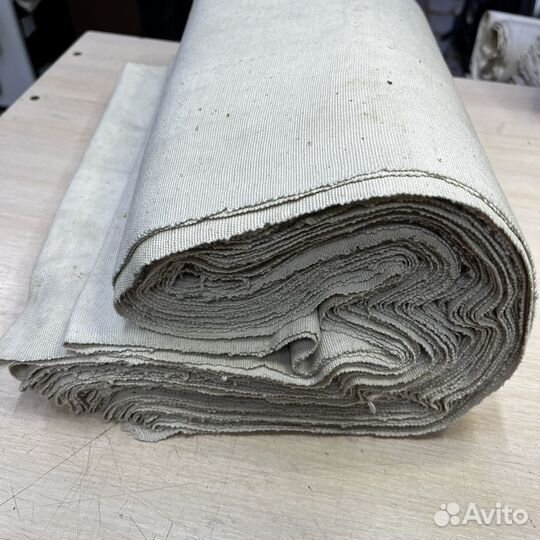 Домоткань Ткань лён 28,5м СССР самотканка винтаж