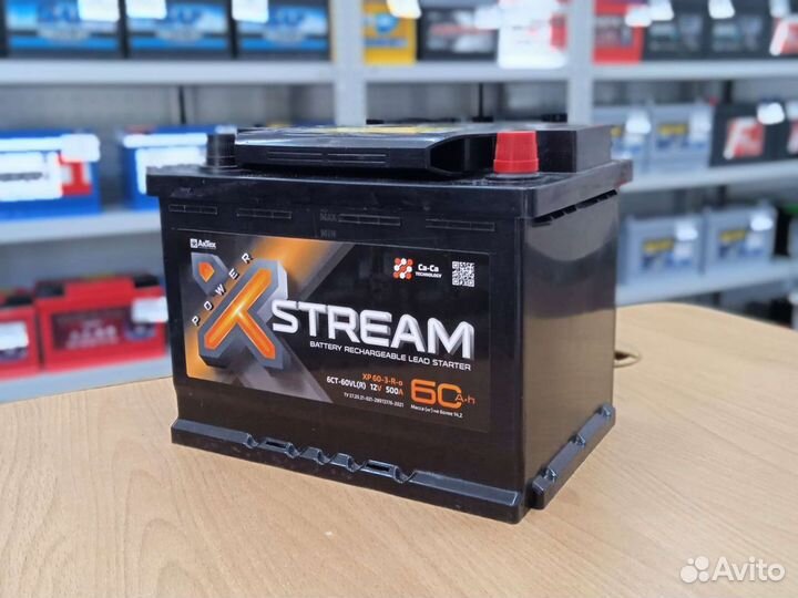 Аккумулятор X-stream 60а/ч гарантия и доставка