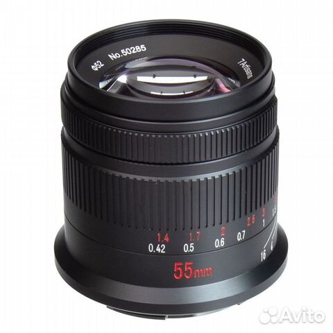 Объектив 7artisans 55mm F1.4 II Nikon Z, черный