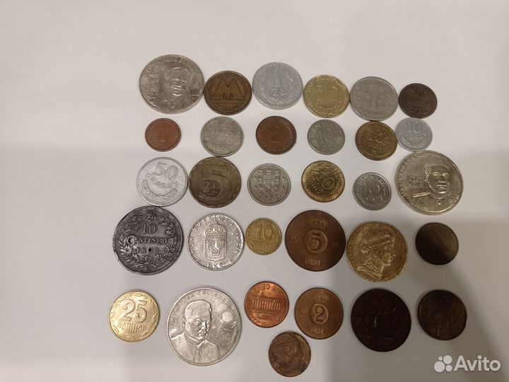 Набор иностранных монет