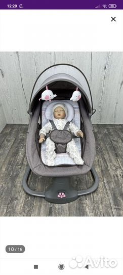 Детские качели шезлонг