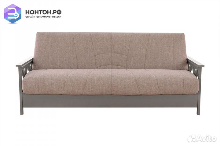 Диван книжка Ручеек Массив светло-бежевый