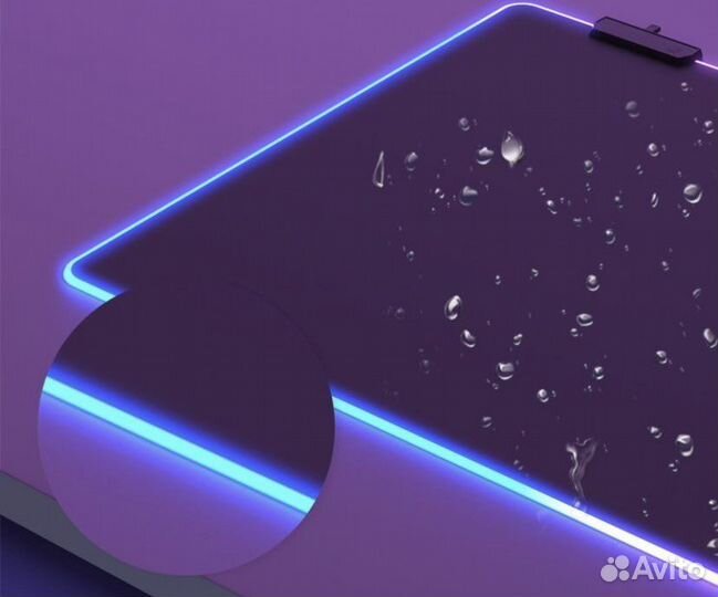 Коврик для мыши и клавиатуры с подсветкой