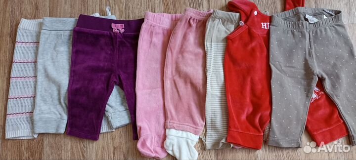 Штаны и платья 62 размер