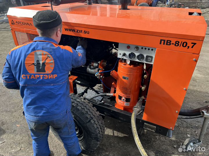 Компрессор дизельный зиф