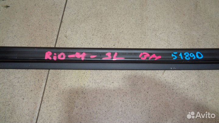 Уплотнитель стекла двери Kia RIO IV (YB) 2017