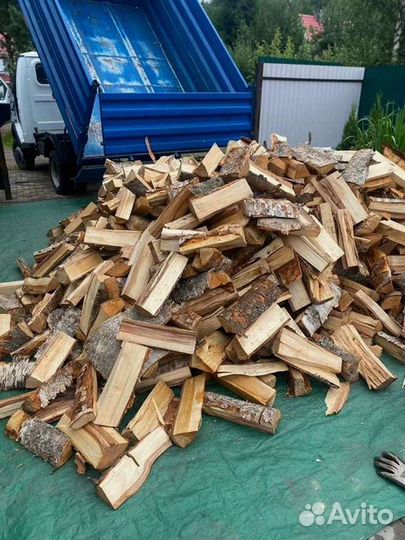 Дрова березовые. Колотые