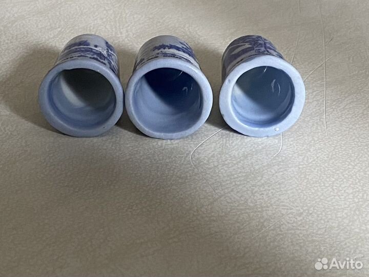 Наперстки коллекционные серии 'Зима' (цена за 3)