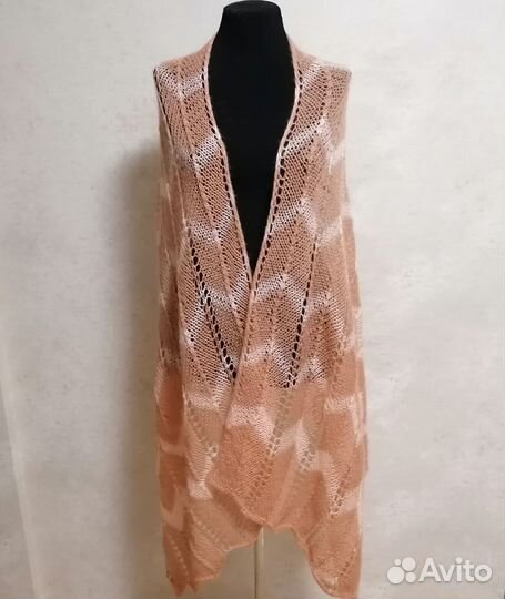 Палантин вязаный