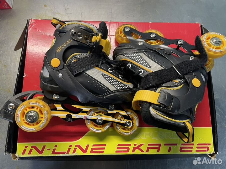 Роликовые коньки раздвижные 28-31